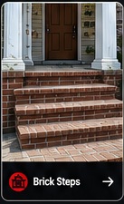 Brick steps