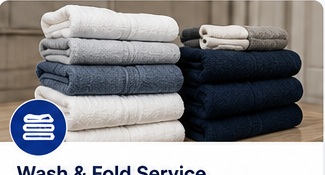 Folded laundry