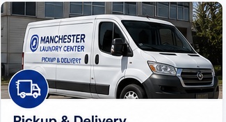 Laundry pickup van
