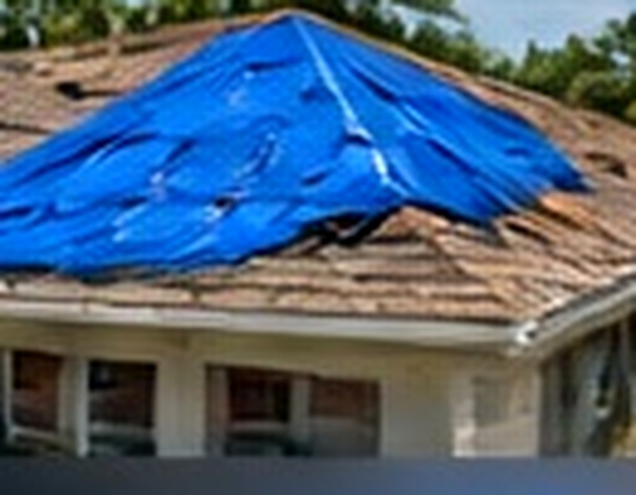 Roof repair work